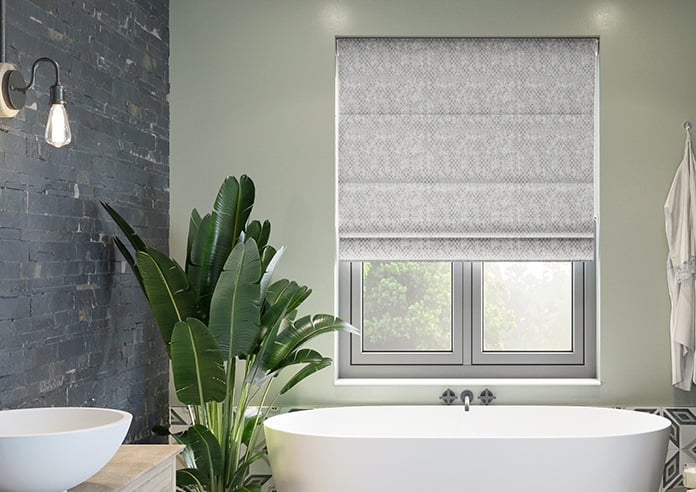 Nerida, Pebble - Motorised Roman Blind - Image 3